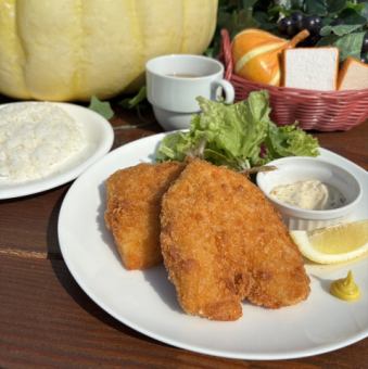 ふっくらアジフライセット