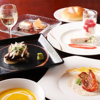 かぼちゃハウスのコース料理