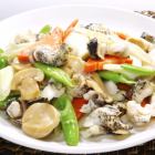 Stir-Fried Whelk and Vegetables with Salty Flavor / Stir-Fried Whelk and Vegetables with Sichuan Spicy Spicy