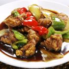 Black vinegar sputa / stir-fried chicken and cashew nuts