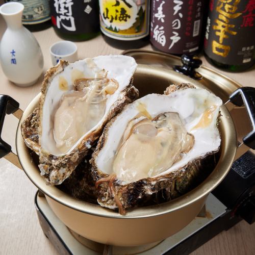 絶品！牡蠣のカンカン焼き