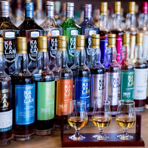 ウイスキーの種類が豊富！