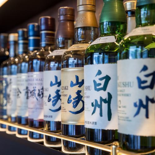 【ウイスキーの種類が自慢】≪気軽に本格barのお酒を堪能≫幅広い種類や珍しいお酒まで！