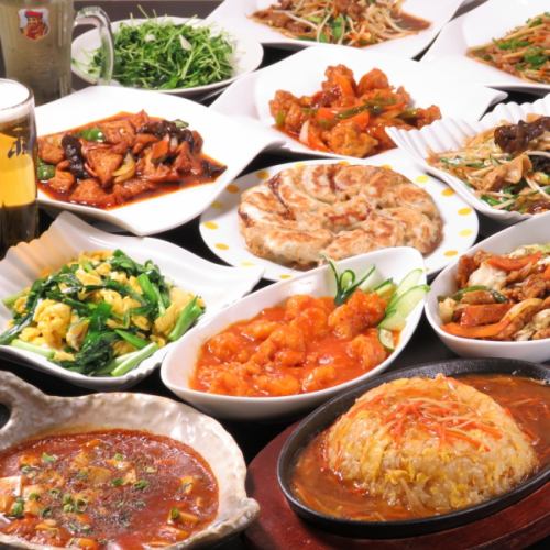 A wide variety of authentic Chinese food!