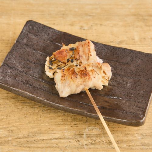 Meat-wrapped Enoki mushrooms