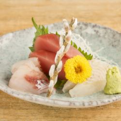 Assortment of 3 Kinds of Sashimi