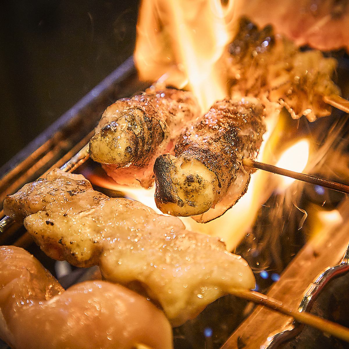 名駅徒歩1分！冷えたビールと串焼きで乾杯！貸切もお気軽に！