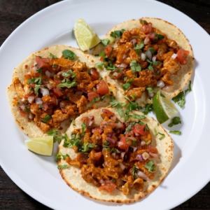 【1辛】タコス ポジョ(スパイシーな鶏肉)<3pcs>