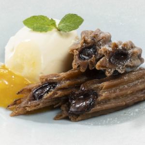 チョコチュロス&アイス (マンゴー)