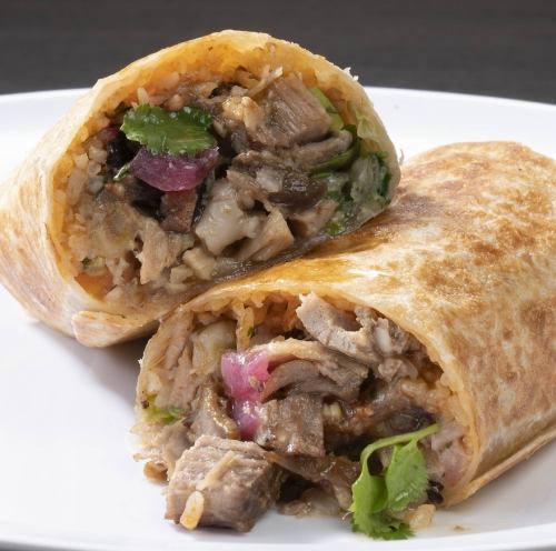 Burrito Suadero (braised beef)
