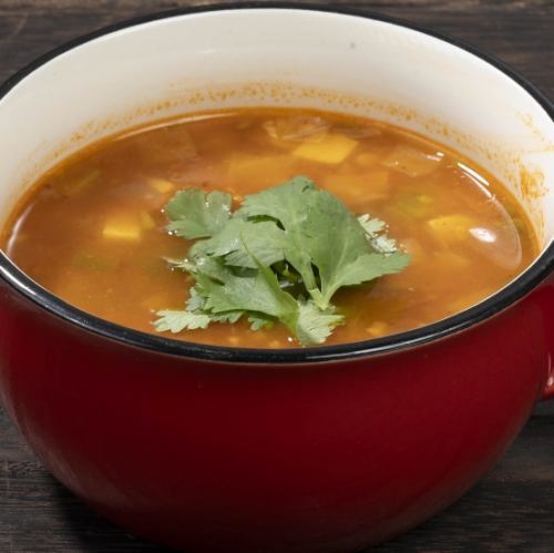 【一辛】カサデアミーゴススープ(トマト) Casa de Amigos soup(Tomato)