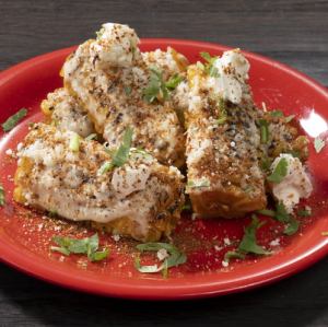 Mexican spicy corn ribs