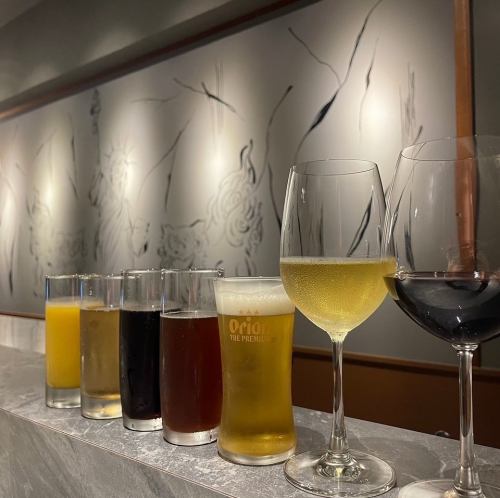 コースと一緒に飲み放題も