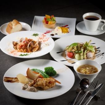 【ランチ】絶品イタリアンで至福のひと時を◆コース　全6品　2800円(税込)