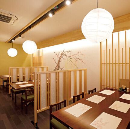 【幅広いシーンに】和の趣あふれる店内はくつろぎ空間