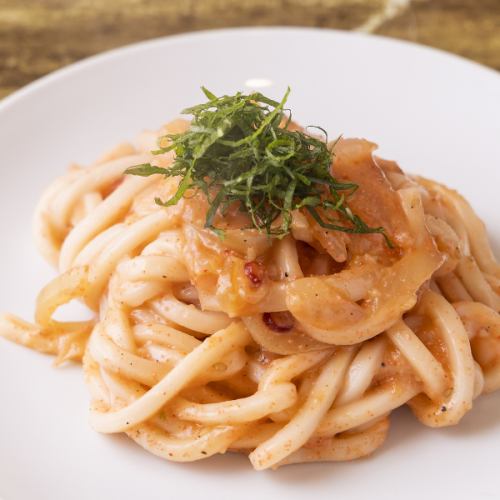 Peperoncino style mentaiko udon