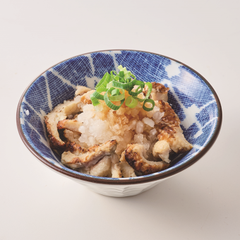 炙り鶏皮のおろしぽん酢