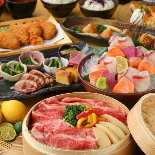 Lunch ≪Anniversary Course≫ 3,300 yen including 7 dishes including steamed beef short ribs + one drink ◆Saturday/Sunday/Holidays only