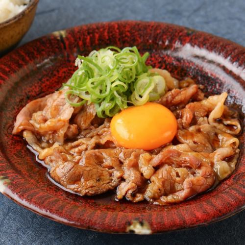 Sukiyaki style of beef ribs