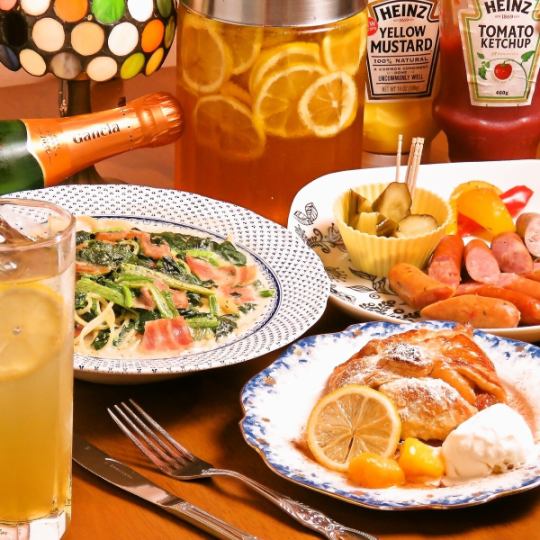 料理が選べる★【満腹飲み放題120分コース4180円(税込)】5名様以上で300円OFF！