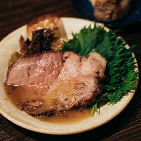 【当店ド定番】　国産豚肩ロースの薪グリル~紫蘇ギョプサル~