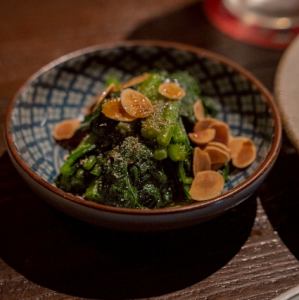 春菊の洋風お浸し