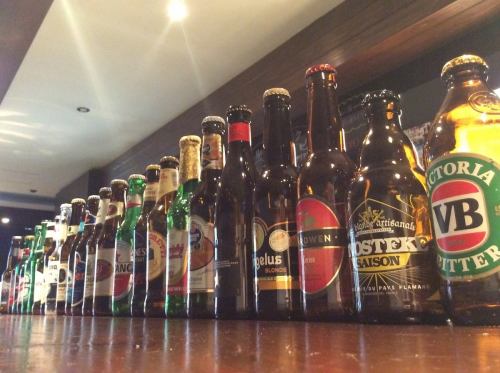 [Be sure to see the Beer Party] More than 20 types of beer from around the world