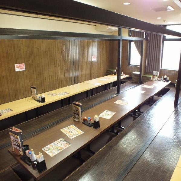 The digging private room can accommodate up to 50 people.Leave the banquet for a large number of people to Tsubohachi!