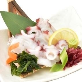 “Hokkaido-produced” octopus sashimi