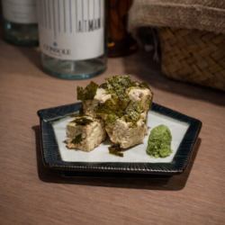 鶏そぼろクリチわさび添え