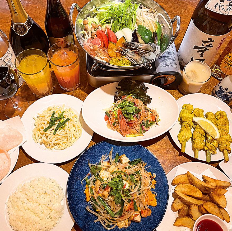 忘年会新年会限定コース!料理+飲み放題120分4,000円(税別)ボリューム満点超お得コース