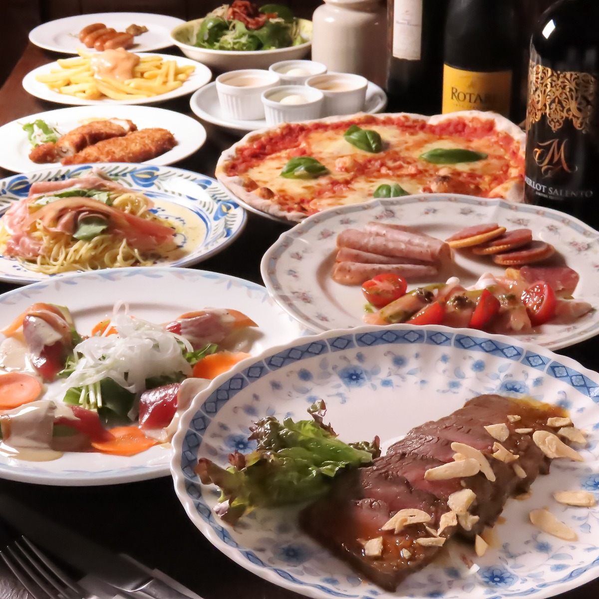 豊富なコースの中で最もおススメなBコース！飲み放題付で5000円