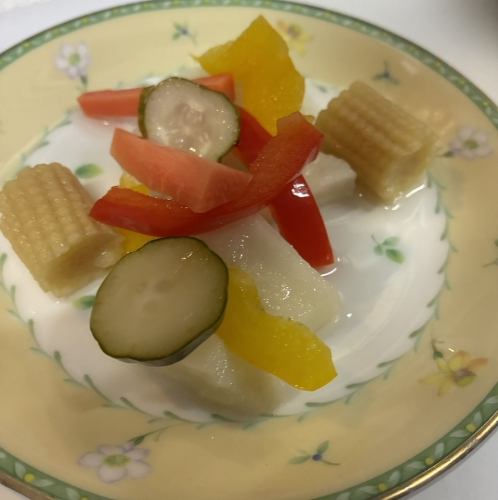 自家製 野菜のピクルス 