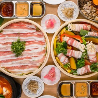5/12～●小倉店限定!!●【蒸しサムギョプサル付☆】日～木限定◇食べ飲み放題3500→2500円