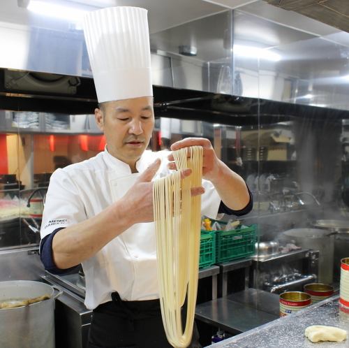 こだわる職人の手打ち麺◎