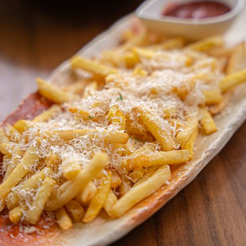 French fries with Parmesan cheese