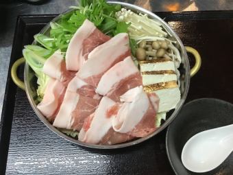 あぐー豚のしゃぶしゃぶ5980円(税込)