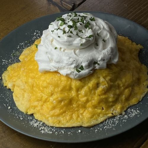 基地のオムリゾット ポルチーニ香るクリームソース