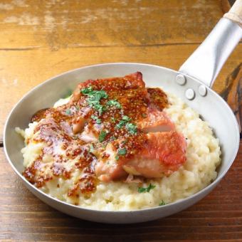 蜂蜜芥末雞肉奶油燴飯