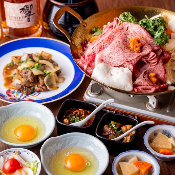 【食べ放題・飲み放題】2時間食べ飲み放題 『しゃぶしゃぶorすき焼き食べ放題飲み放題コース』