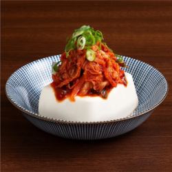 キムチ冷奴