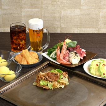 2名様～　お酒飲み放題付き！冬のDX海鮮・ジンギスカンペアセット