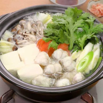 [Tsuyakichi's Fugu Hotpot Course with 2 hours of all-you-can-drink (last order 30 minutes)] Enjoy Ehime's local cuisine with 6 dishes for 12,000 yen