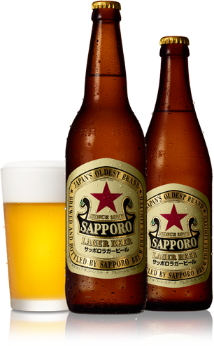 Sapporo lager beer