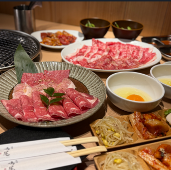 超コスパ【 鳴尾の満喫コース 】親しいお仲間とお手軽に！カジュアルな鳴尾の焼肉コースです。銀座で焼肉　