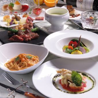 ☆午餐☆ 【B planzo】可享用50种以上蔬菜、肉、鱼的豪华套餐4,620日元（含税）～