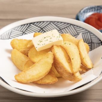 fries butter soy sauce