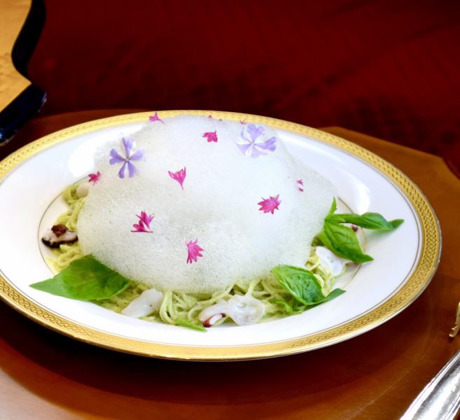 狭山茶冷製パスタ