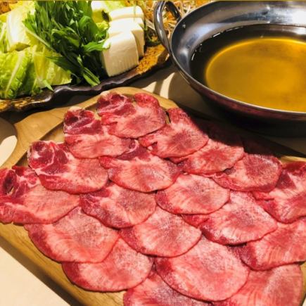 【ゆったり3H】 椿コース/飲放題/刺身盛り合わせ5点・ 海老or牛タンしゃぶ 全8品6,000円