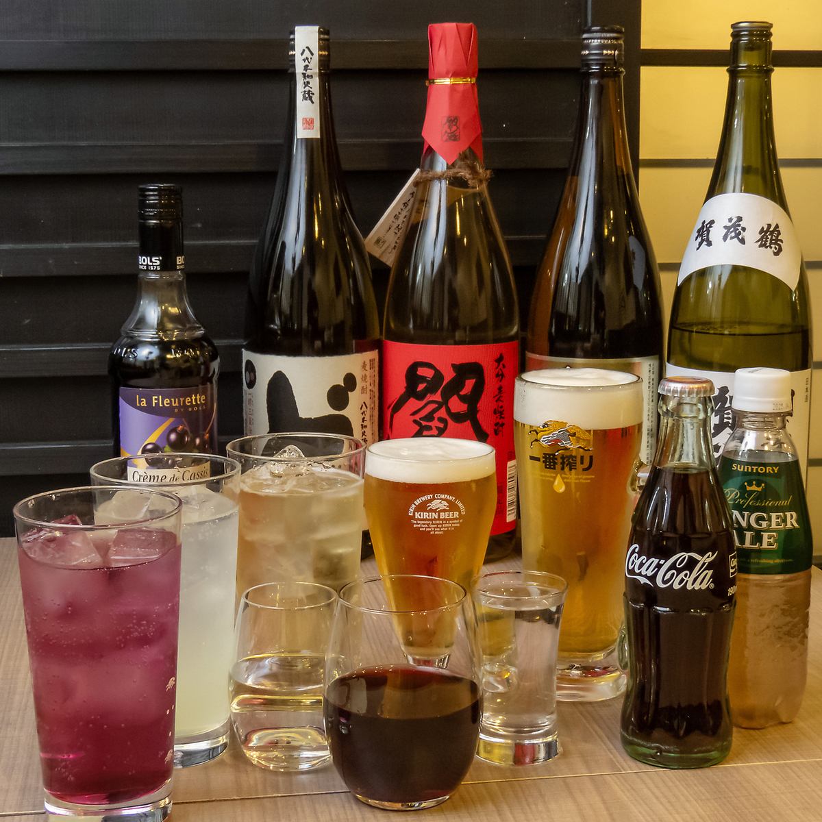単品飲み放題OK♪90分1,800円(税込)